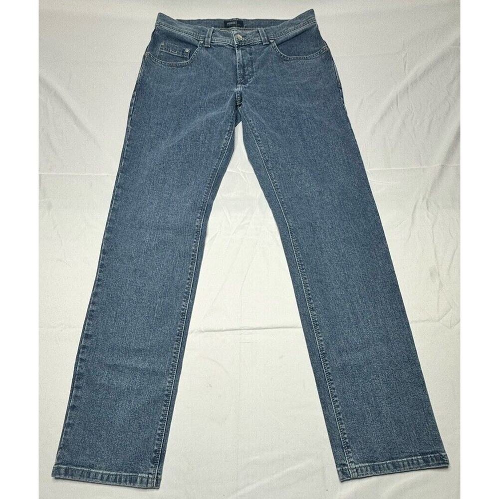 Pioneer Men's Rando Stretch Straight Leg Blue Denim Jeans - Size‎ 34x32